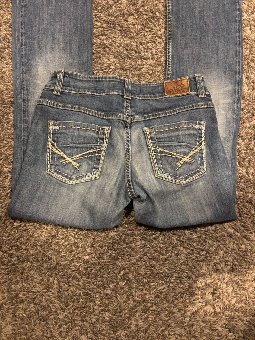 BKE Women's Light Blue Bootcut Jeans